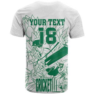 Cricket South Africa Custom T shirt White Version Proteas - African Pride