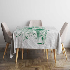 Cricket South Africa Custom Tablecloth White Version Proteas - African Pride