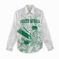 Cricket South Africa Custom Women Casual Shirt White Version Proteas - African Pride