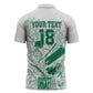 Cricket South Africa Custom Zipper Polo Shirt White Version Proteas
