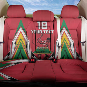 Guyana Cricket Amazon Warriors Custom Back Car Seat Cover Go Champion - African Pride