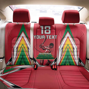 Guyana Cricket Amazon Warriors Custom Back Car Seat Cover Go Champion - African Pride