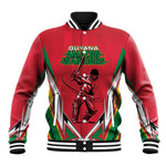 Guyana Cricket Amazon Warriors Custom Baseball Jacket Go Champion - African Pride