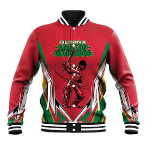 Guyana Cricket Amazon Warriors Custom Baseball Jacket Go Champion - African Pride