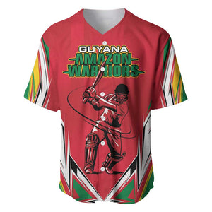 Guyana Cricket Amazon Warriors Custom Baseball Jersey Go Champion - African Pride