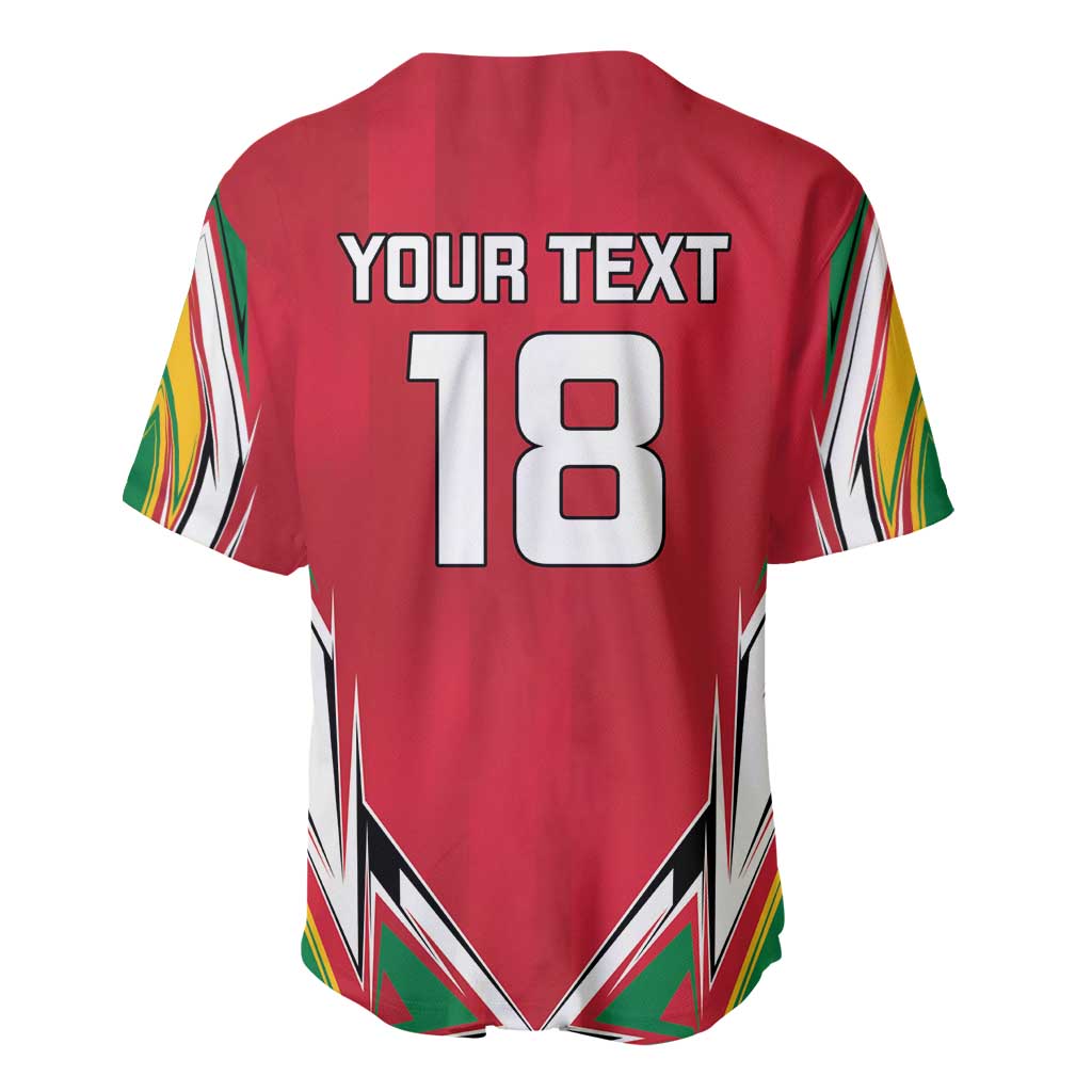 Guyana Cricket Amazon Warriors Custom Baseball Jersey Go Champion - African Pride