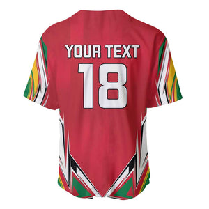 Guyana Cricket Amazon Warriors Custom Baseball Jersey Go Champion - African Pride