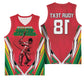 Guyana Cricket Amazon Warriors Custom Basketball Jersey Go Champion - African Pride