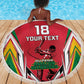 Guyana Cricket Amazon Warriors Custom Beach Blanket Go Champion - African Pride