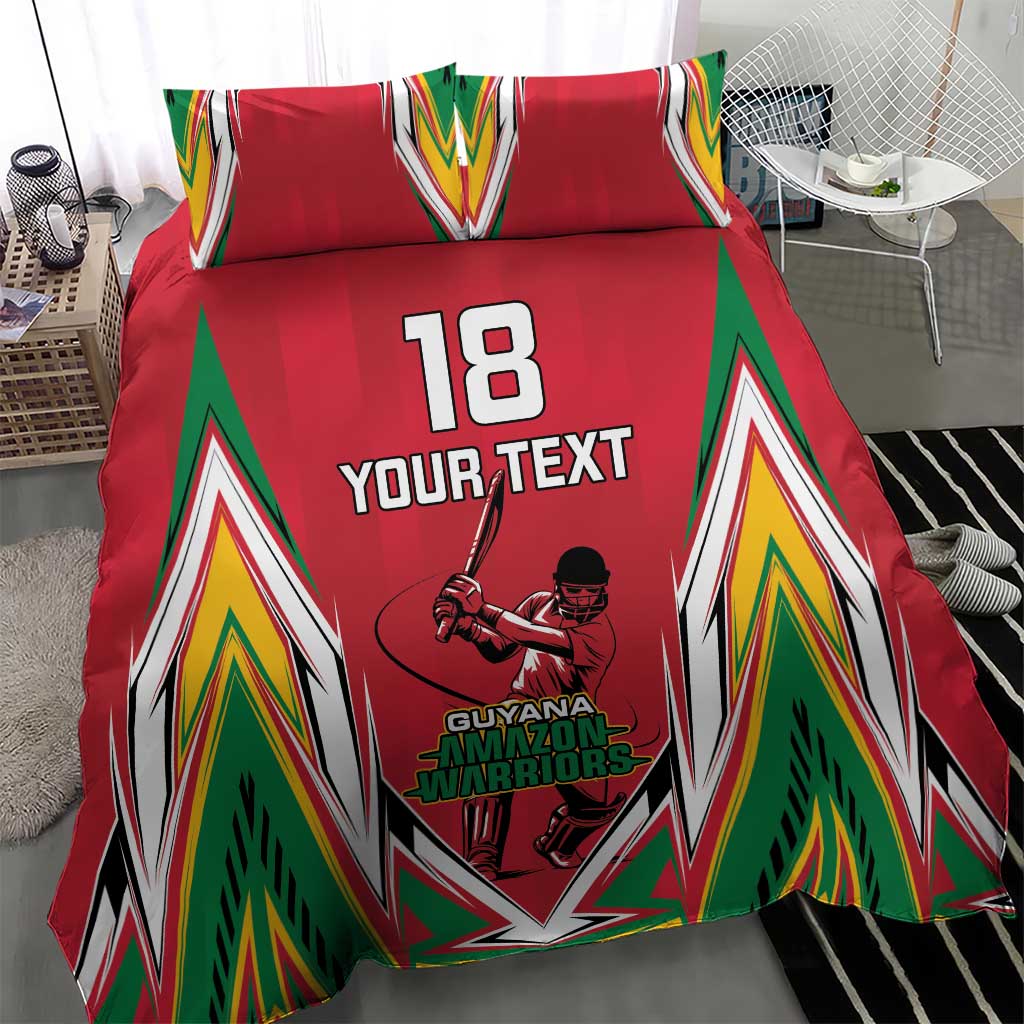 Guyana Cricket Amazon Warriors Custom Bedding Set Go Champion - African Pride