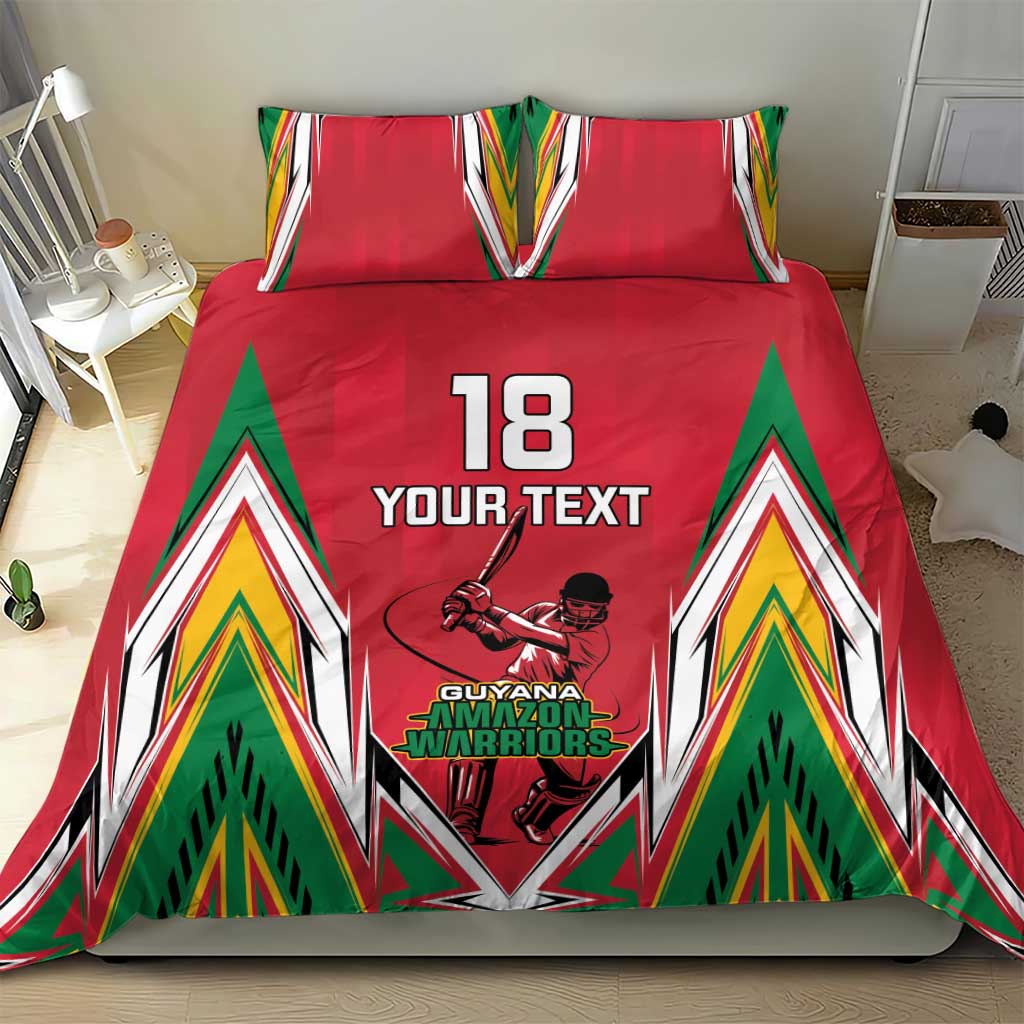 Guyana Cricket Amazon Warriors Custom Bedding Set Go Champion - African Pride