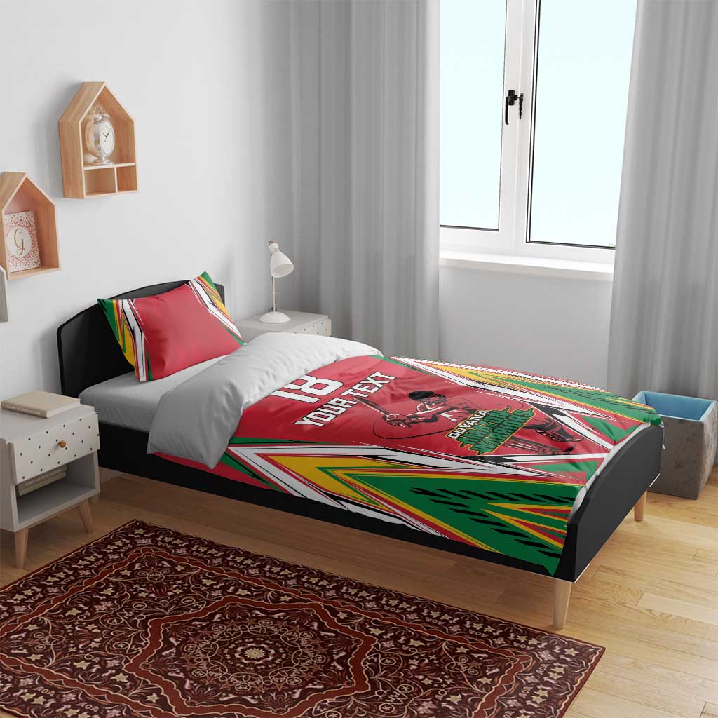 Guyana Cricket Amazon Warriors Custom Bedding Set Go Champion - African Pride