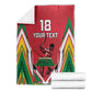 Guyana Cricket Amazon Warriors Custom Blanket Go Champion - African Pride