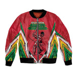 Guyana Cricket Amazon Warriors Custom Bomber Jacket Go Champion - African Pride