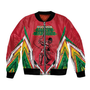 Guyana Cricket Amazon Warriors Custom Bomber Jacket Go Champion - African Pride