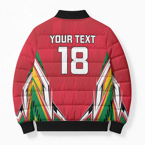 Guyana Cricket Amazon Warriors Custom Bomber Puffer Jacket Go Champion