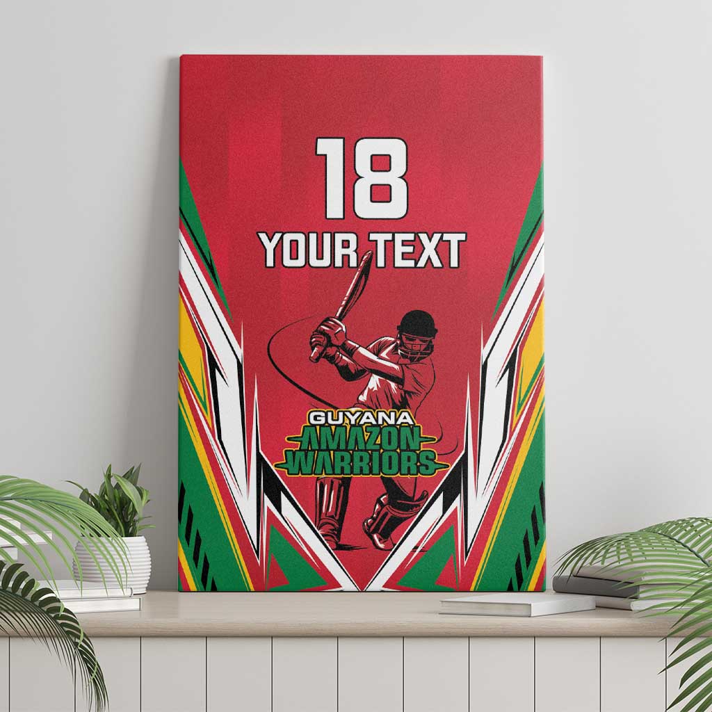 Guyana Cricket Amazon Warriors Custom Canvas Wall Art Go Champion - African Pride