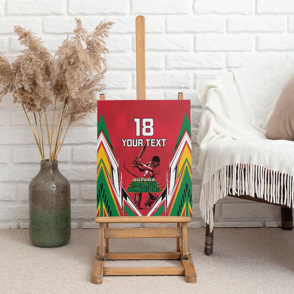 Guyana Cricket Amazon Warriors Custom Canvas Wall Art Go Champion - African Pride
