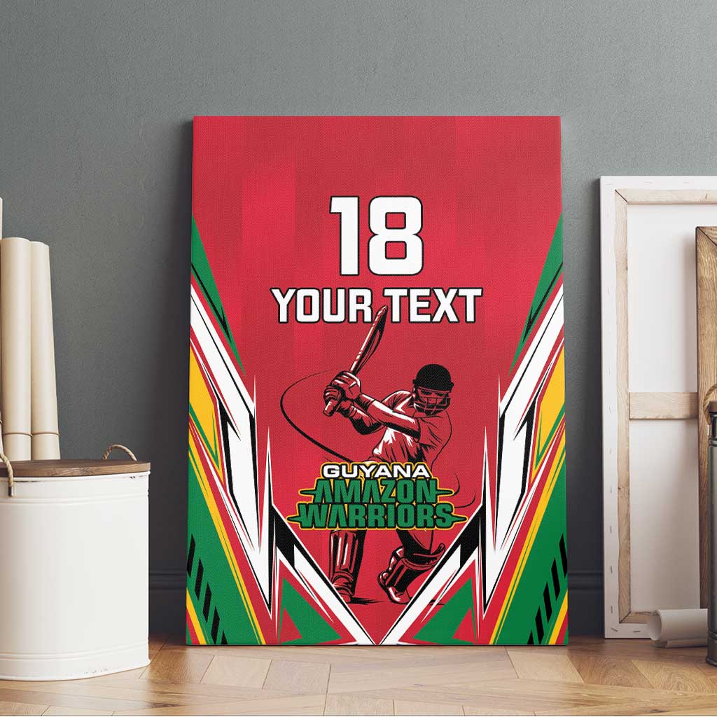 Guyana Cricket Amazon Warriors Custom Canvas Wall Art Go Champion - African Pride