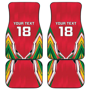Guyana Cricket Amazon Warriors Custom Car Mats Go Champion - African Pride