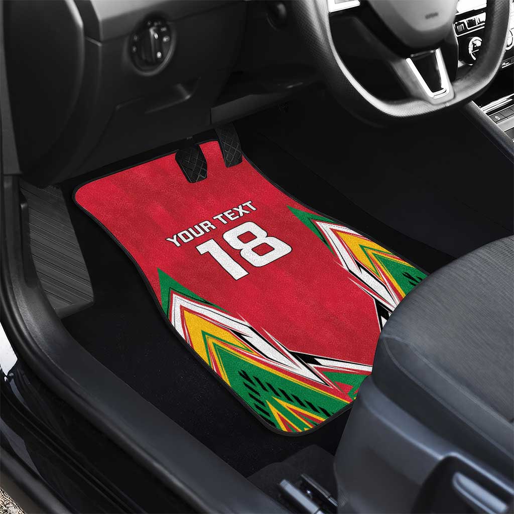 Guyana Cricket Amazon Warriors Custom Car Mats Go Champion - African Pride