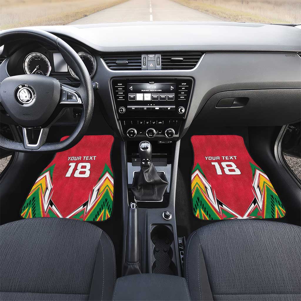 Guyana Cricket Amazon Warriors Custom Car Mats Go Champion - African Pride