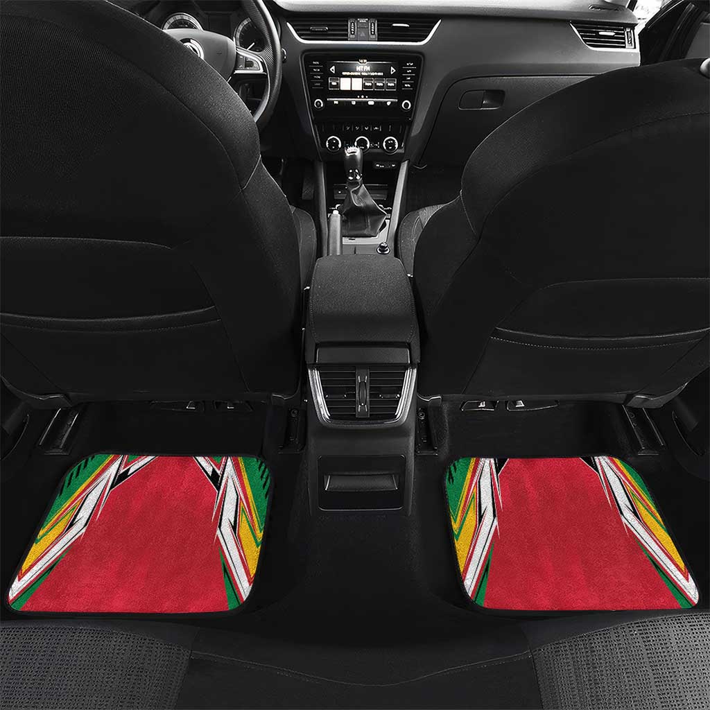 Guyana Cricket Amazon Warriors Custom Car Mats Go Champion - African Pride