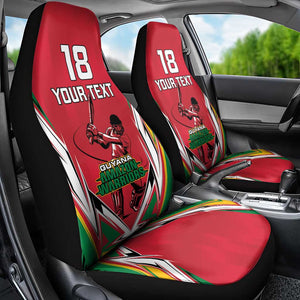 Guyana Cricket Amazon Warriors Custom Car Seat Cover Go Champion - African Pride