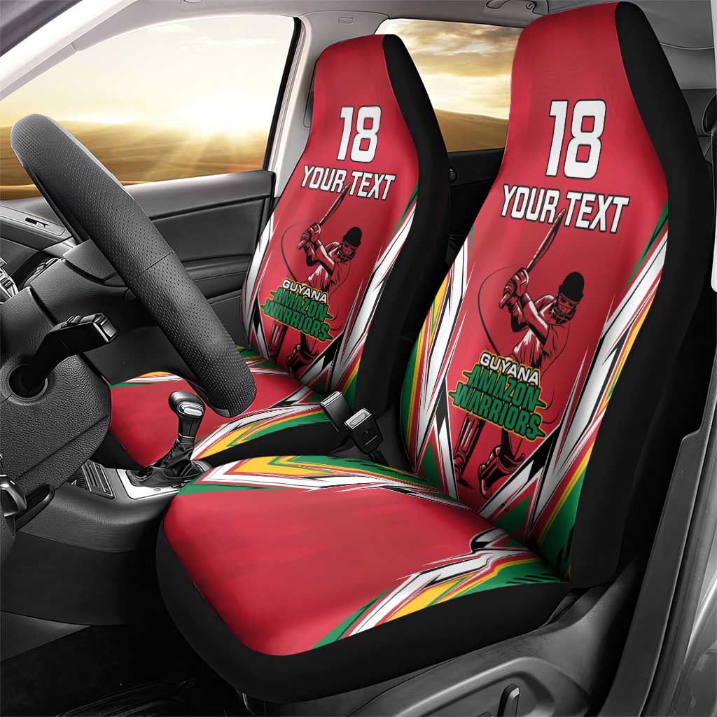 Guyana Cricket Amazon Warriors Custom Car Seat Cover Go Champion - African Pride