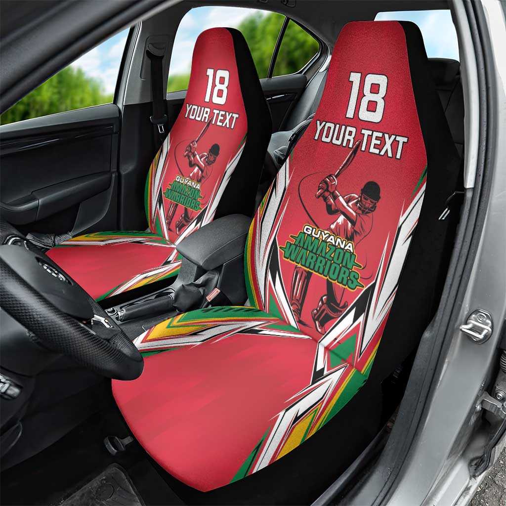 Guyana Cricket Amazon Warriors Custom Car Seat Cover Go Champion - African Pride