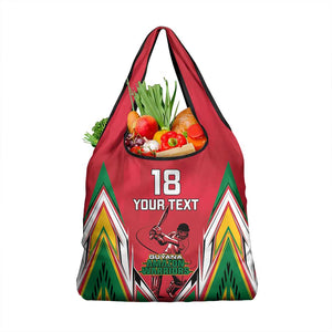 Guyana Cricket Amazon Warriors Custom Grocery Bag Go Champion - African Pride