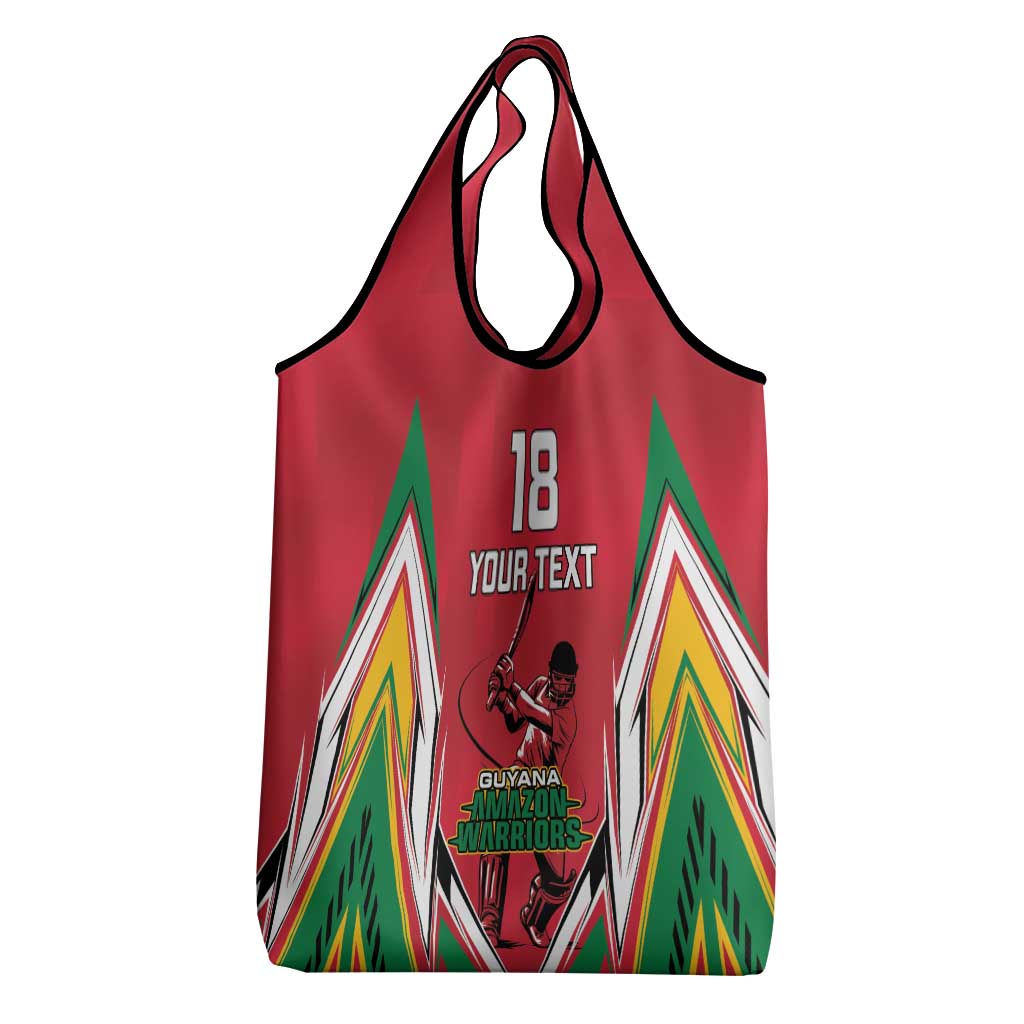 Guyana Cricket Amazon Warriors Custom Grocery Bag Go Champion - African Pride