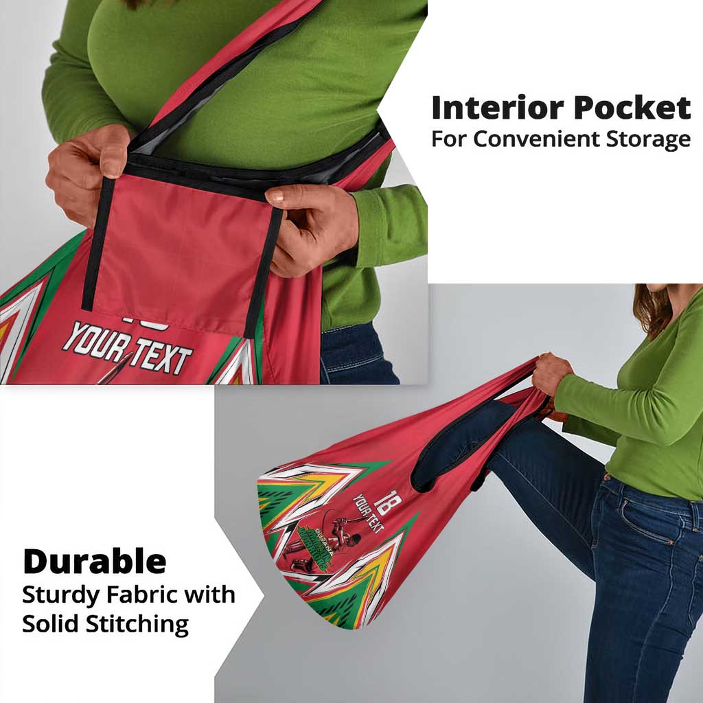 Guyana Cricket Amazon Warriors Custom Grocery Bag Go Champion - African Pride