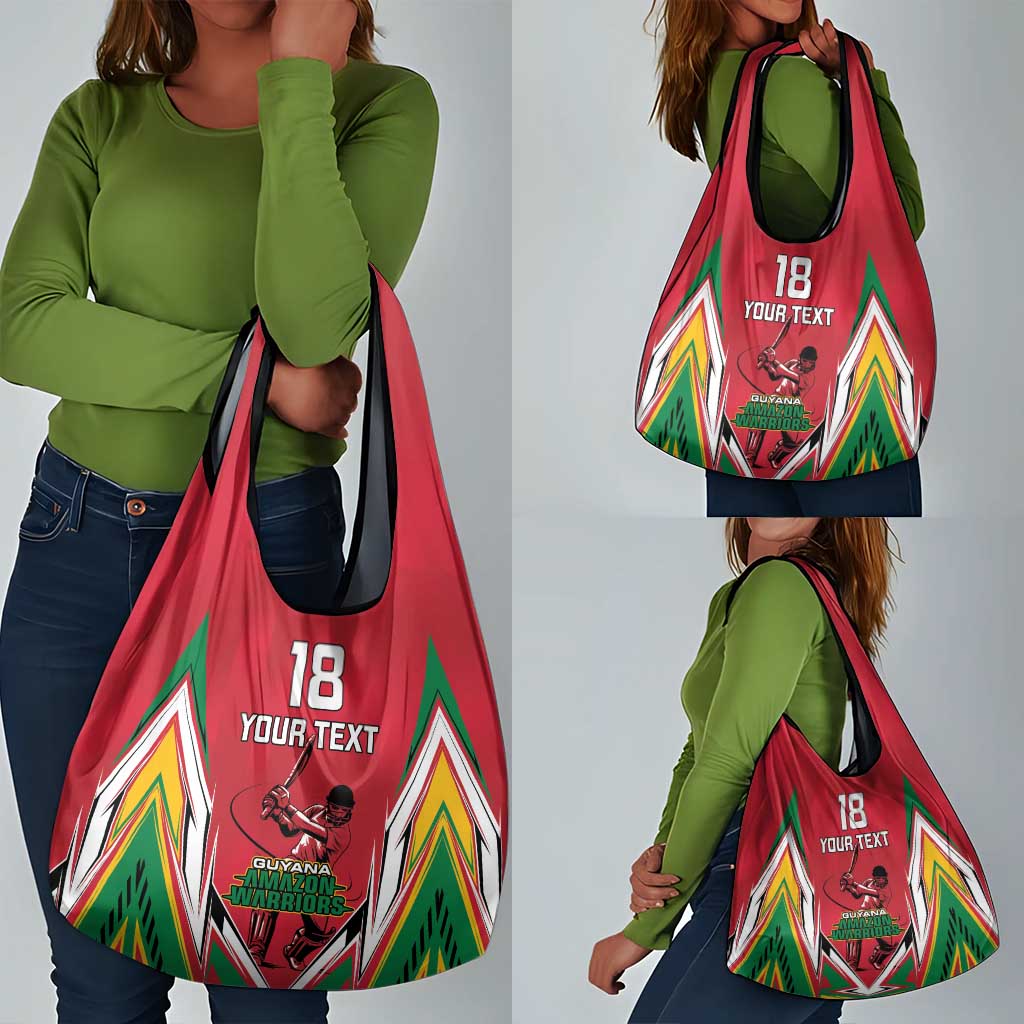 Guyana Cricket Amazon Warriors Custom Grocery Bag Go Champion - African Pride
