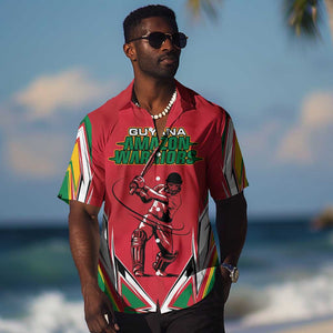 Guyana Cricket Amazon Warriors Custom Hawaiian Shirt Go Champion - African Pride