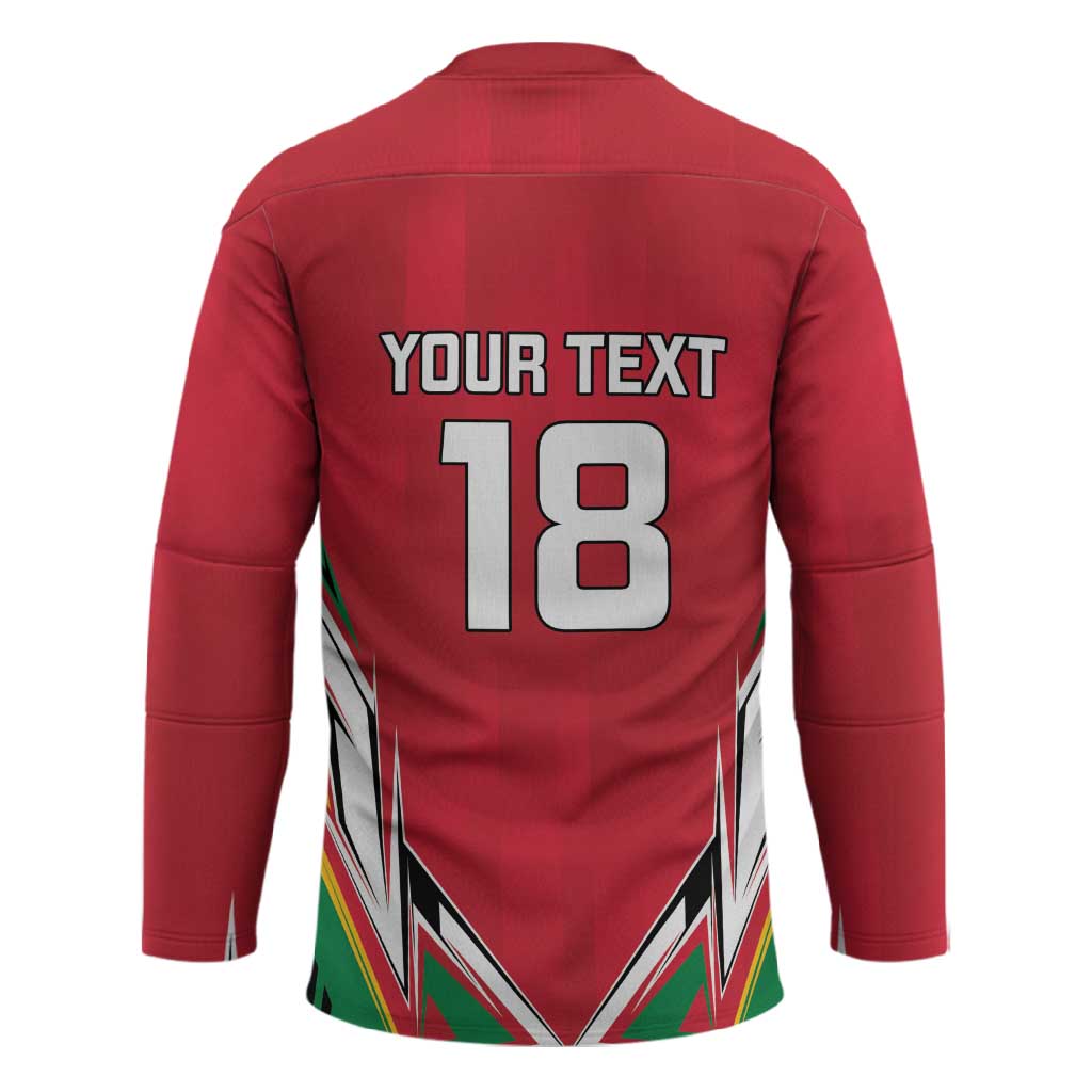 Guyana Cricket Amazon Warriors Custom Hockey Jersey Go Champion