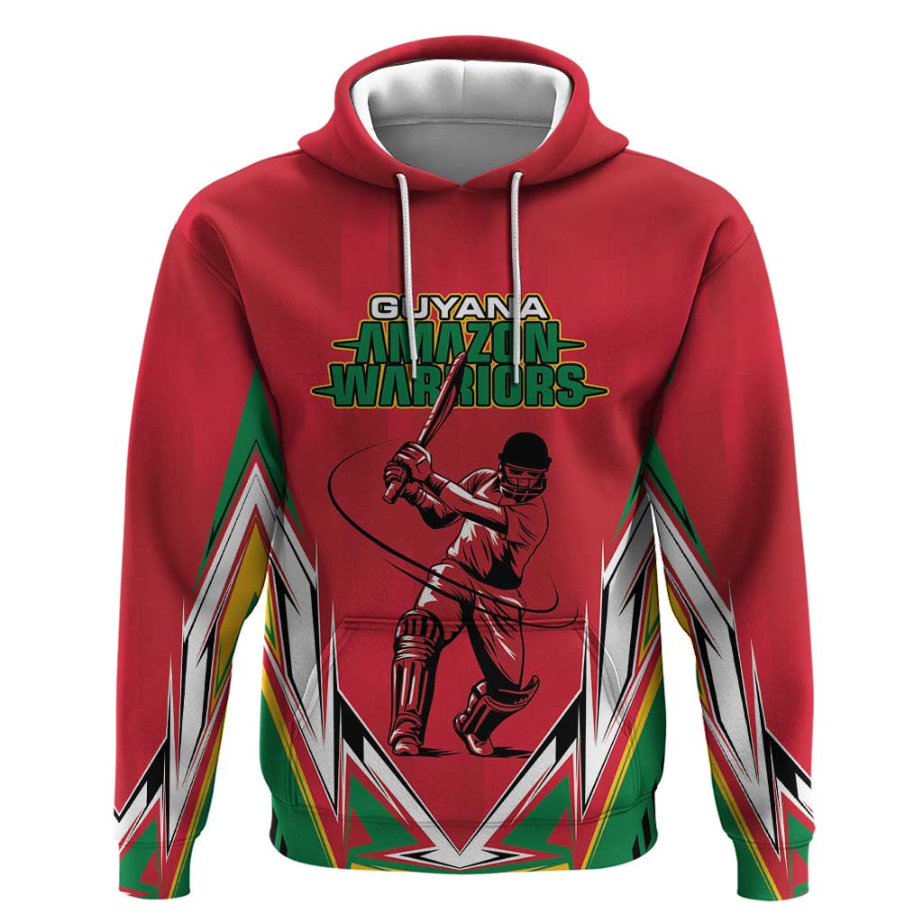 Guyana Cricket Amazon Warriors Custom Hoodie Go Champion - African Pride