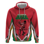 Guyana Cricket Amazon Warriors Custom Hoodie Go Champion - African Pride