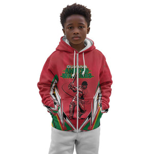 Guyana Cricket Amazon Warriors Custom Kid Hoodie Go Champion - African Pride