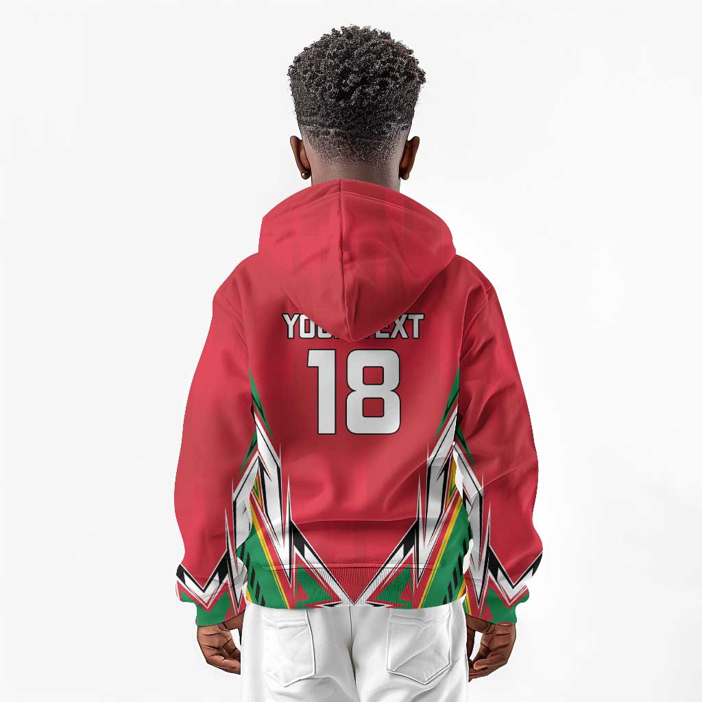 Guyana Cricket Amazon Warriors Custom Kid Hoodie Go Champion - African Pride