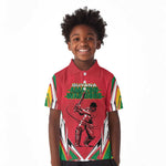 Guyana Cricket Amazon Warriors Custom Kid Polo Shirt Go Champion - African Pride
