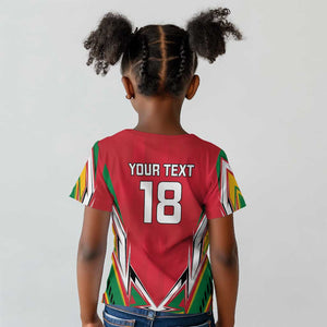 Guyana Cricket Amazon Warriors Custom Kid T shirt Go Champion - African Pride