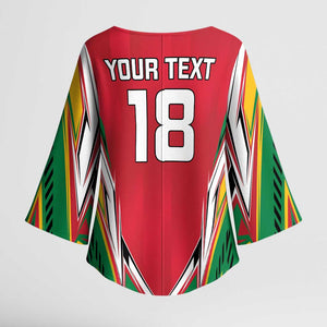 Guyana Cricket Amazon Warriors Custom Kimono Sleeve Blouse Go Champion