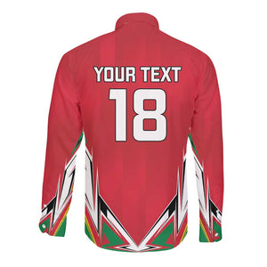 Guyana Cricket Amazon Warriors Custom Long Sleeve Button Shirt Go Champion - African Pride