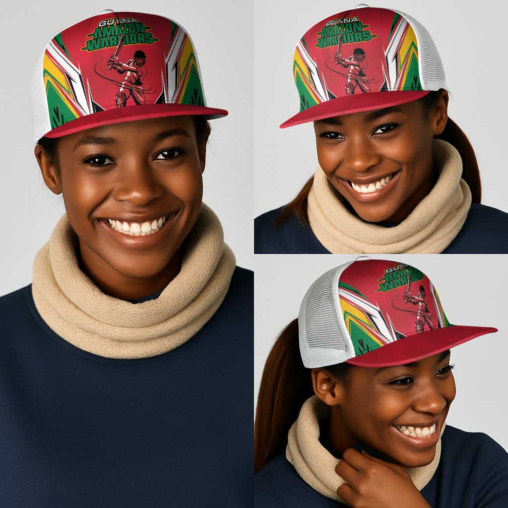 Guyana Cricket Amazon Warriors Mesh Trucker Cap Go Champion - African Pride