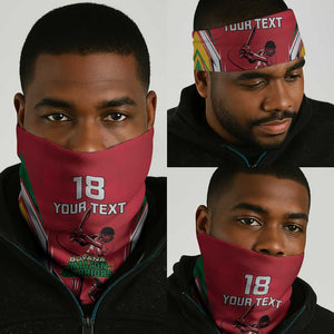 Guyana Cricket Amazon Warriors Custom Neck Gaiter Go Champion - African Pride