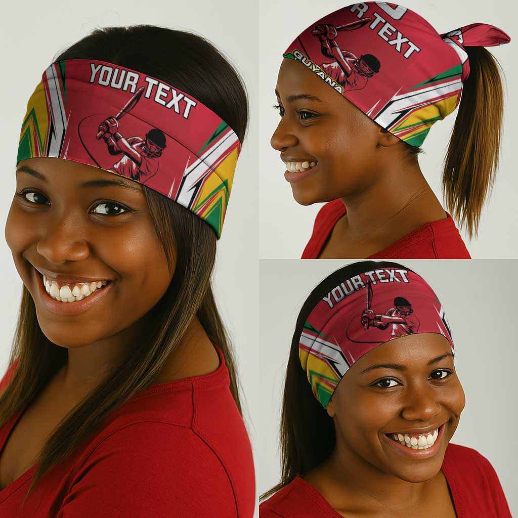 Guyana Cricket Amazon Warriors Custom Neck Gaiter Go Champion - African Pride