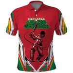 Guyana Cricket Amazon Warriors Custom Polo Shirt Go Champion - African Pride