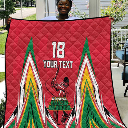 Guyana Cricket Amazon Warriors Custom Quilt Go Champion - African Pride