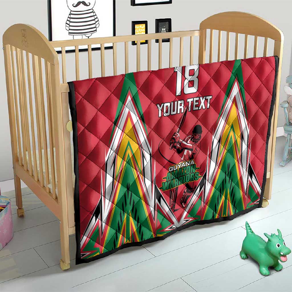 Guyana Cricket Amazon Warriors Custom Quilt Go Champion - African Pride